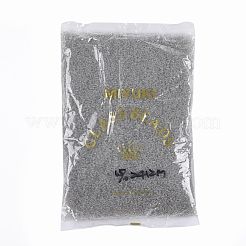MIYUKIラウンドロカイユビーズ  日本製シードビーズ  15/0  （rr2412)透明トープ  15/0  1.5mm  穴：0.7mm  約250000個/ポンド&nbsp;SEED-G009-RR2412