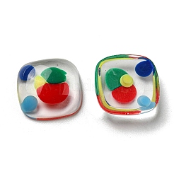 Transparent Epoxy Resin Cabochons&nbsp;CRES-A053-12
