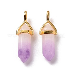 Natural White Jade Pointed Pendants&nbsp;G-K329-29G