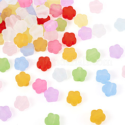 100Pcs 10 Colors Transparent Acrylic Beads&nbsp;TACR-TA0001-44