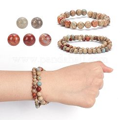 2 Strands 2 Styles Natural Aqua Terra Jasper Beads Strands&nbsp;G-AR0005-37