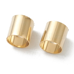 真鍮製チューブビーズ  カドミウムフリー＆鉛フリー  長持ちメッキ  チューブ  24KGP本金メッキ  6x6mm  穴：5.5mm&nbsp;LS-KK-Y003-76A-G
