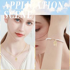 8Pcs Brass Micro Pave Cubic Zirconia with Resin Pendants&nbsp;KK-BBC0020-65