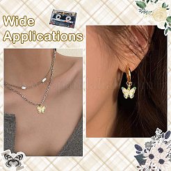 5Pcs Brass with Cubic Zirconia Enamel Charms&nbsp;KK-SZ0003-41