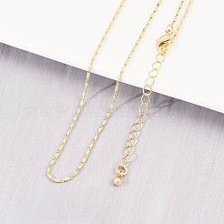 Brass Oval Link Chain Necklaces&nbsp;NJEW-D338-02G