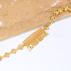 Vintage Rhombus Pattern Brass Link Bracelets&nbsp;KE7878