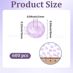 600Pcs Glass Seed Beads&nbsp;SEED-PA0001-17B