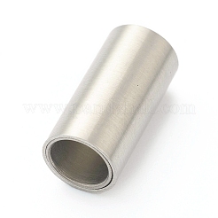 Tarnish Resistant 304 Stainless Steel Magnetic Clasps with Glue-in Ends&nbsp;LS-STAS-B017-01D-P
