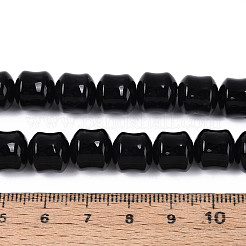 Natural Black Onyx(Dyed & Heated) Beads Strands&nbsp;G-N353-06A-08