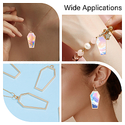20Pcs Alloy Open Back Bezel Pendants&nbsp;FIND-CA0010-14G