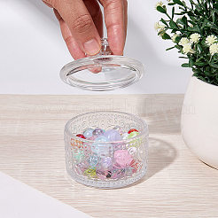 1Pc Glass Candy Jar with Lid&nbsp;AJEW-CN0005-13B