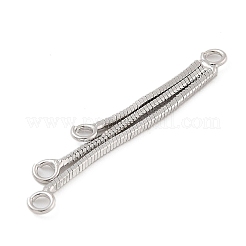 Rack Plating Brass Chain with Ring Pendants&nbsp;KK-A234-002P