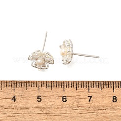 Natural Pearl Ear Studs&nbsp;EJEW-L099-10S
