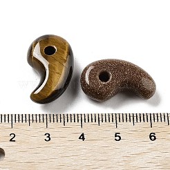 天然＆合成混合原石のペンダント  勾玉  22x12.5~14x6.5~8mm  穴：3mm&nbsp;G-P520-08