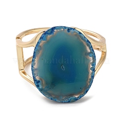 Rack Plating Brass with Natural Agate&nbsp;RJEW-Q809-01B