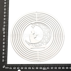 201個のステンレススチール製コネクタチャーム/リンク  エッチングされた金属装飾  人間  148x0.3mm  穴：3mm&nbsp;STAS-D386-05C-P