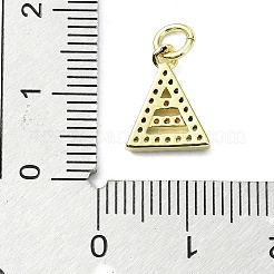 Brass Micro Pave Colorful Cubic Zirconia Pendants&nbsp;KK-H475-07G
