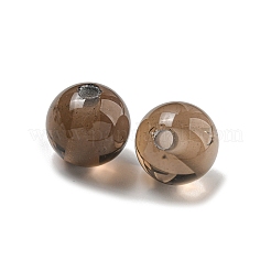 天然スモーキークォーツビーズ  ラウンド  18mm  穴：3~4mm&nbsp;G-G147-01C