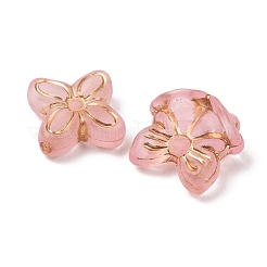 Frosted Transparent Acrylic Beads&nbsp;OACR-Z041-04