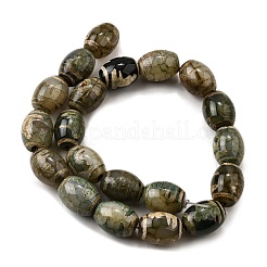 Tibetan Style dZi Beads Strands&nbsp;G-S389-A04