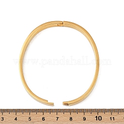 201 Stainless Steel Bangles for Women&nbsp;BJEW-B138-05G