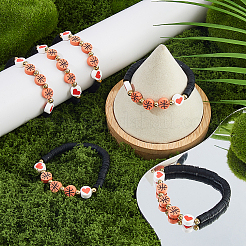 24Pcs Polymer Clay Heishi Beads Stretch Bracelets&nbsp;BJEW-DC00018