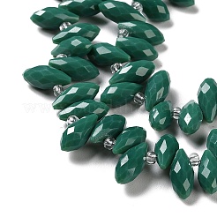 Opaque Solid Color Glass Bead Strands&nbsp;GLAA-D022-04