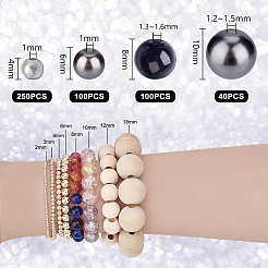 Eco-Friendly Dyed Glass Pearl Round Pearlized Bead&nbsp;HY-PH0009-RB053
