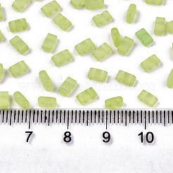 FGB 2-Hole Baking Paint Glass Seed Beads&nbsp;SEED-S031-M-SH1204FR