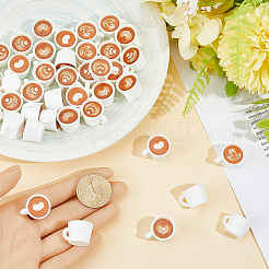 50Pcs 5 Styles Mini Resin Imitation Coffee Cup&nbsp;DIY-SC0033-38