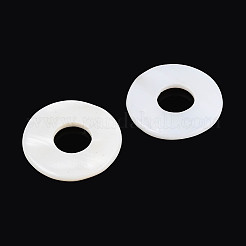 Natural Freshwater Shell Linking Rings&nbsp;SHEL-N038-09