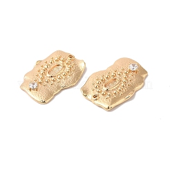 真鍮製カボションセッティングペンダント  長方形  18KGP本金メッキ  トレイ：5x2.5mm  24x17.5x3mm  穴：0.9mm&nbsp;KK-K333-18G