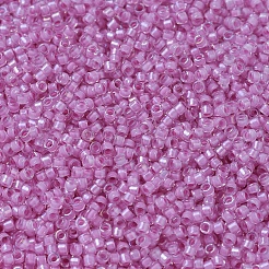MIYUKIデリカビーズ  シリンダー  日本製シードビーズ  11/0  （db0072)ライトライラック裏地  1.3x1.6mm  穴：0.8mm  約20000個/袋  100 G /袋&nbsp;SEED-J020-DB0072