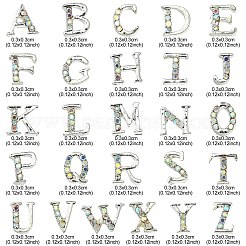 26 Letter Alloy Cabochons&nbsp;MRMJ-R129-97D