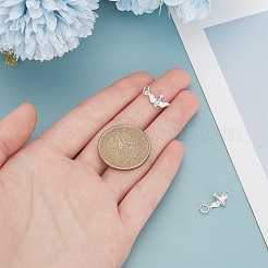 2Pcs 925 Sterling Silver Swallow Charms&nbsp;STER-PH0002-74