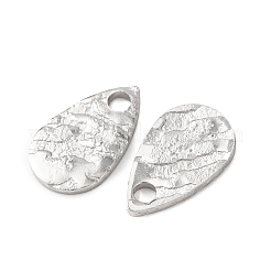 Hammered 304 Stainless Steel Pendants&nbsp;X-STAS-G385-03P