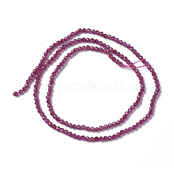 Lab Grown Red Corundum Beads Strands&nbsp;X-G-F596-11-2mm-1