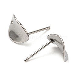 Non-Tarnish 304 Stainless Steel Earring Findings&nbsp;STAS-E197-04P