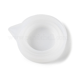 シリコーンミキシングカップ  折りたたみ計量カップ  ホワイト  61x51x51mm  容量：50ml（1.69fl.oz）&nbsp;SIMO-H016-03D