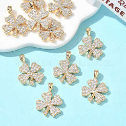 SHEGRACE Brass Clear Cubic Zirconia Pendants&nbsp;XGRQ3K444-564G