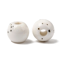 Speckled Round Handmade Ceramic Beads&nbsp;PR-NH0001-02B