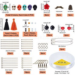 DIY Gemstone Halloween Earring & Bracelet Making Kit&nbsp;DIY-PH0008-84