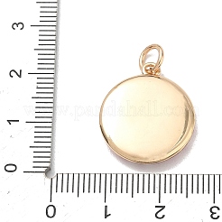 Printed Brass Pendants&nbsp;KK-CBA9B3D-02G-07
