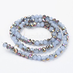 Electroplate Glass Beads Strands&nbsp;EGLA-A034-J4mm-R03