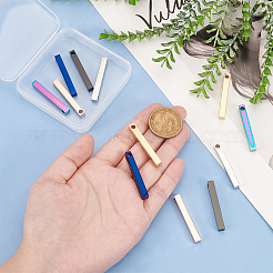 12Pcs 6 Styles 304 Stainless Steel Pendants&nbsp;STAS-BC0003-85