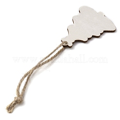 3Pcs 3 Styles Printed Wood Pendant Decoration&nbsp;HJEW-JM02183