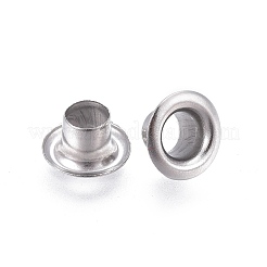 Tarnish Resistant European Style 201 Stainless Steel Eyelet Core&nbsp;STAS-L226-001P
