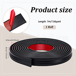 1 Roll TPE Self-Adhesive Flexible Molding Trim&nbsp;DIY-TW0001-08