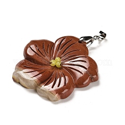Natural Red Jasper Pendants&nbsp;G-B040-01P-17