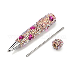 Polymer Clay Rhinestones Ball-Point Pen&nbsp;OFST-D300-05P-L